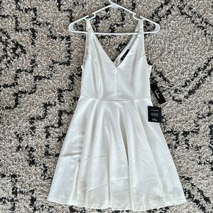 Lulus white skater dress